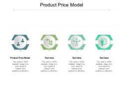 Product price model ppt powerpoint presentation portfolio graphics download cpb