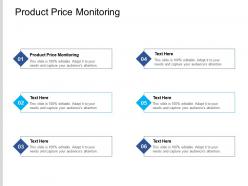Product price monitoring ppt powerpoint presentation model ideas cpb
