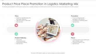 Product Price Place Promotion In Logistics Marketing Mix