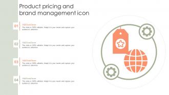 Product Pricing And Brand Management Icon