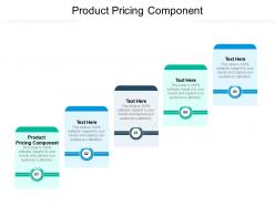 Product pricing component ppt powerpoint presentation model designs download cpb