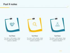 Product pricing strategy post it notes ppt icons