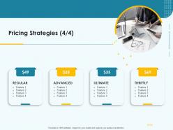 Product pricing strategy pricing strategies advanced ppt summary