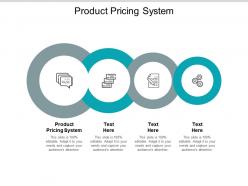 Product pricing system ppt powerpoint presentation slides designs cpb