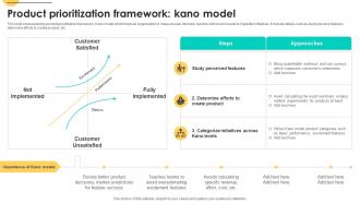 Product Prioritization Framework Kano Model