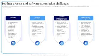 Product Process And Software Automation Challenges