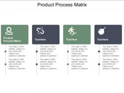 Product process matrix ppt powerpoint presentation slides display cpb