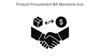 Product Procurement Bill Monotone Icon In Powerpoint Pptx Png And Editable Eps Format