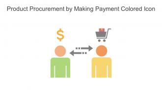 Product Procurement By Making Payment Colored Icon In Powerpoint Pptx Png And Editable Eps Format