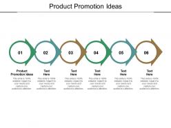 Product promotion ideas ppt powerpoint presentation slides icons cpb