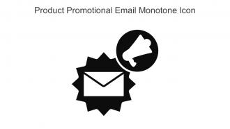 Product Promotional Email Monotone Icon In Powerpoint Pptx Png And Editable Eps Format