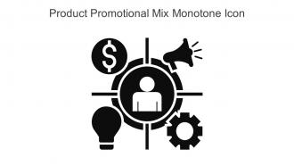 Product Promotional Mix Monotone Icon In Powerpoint Pptx Png And Editable Eps Format