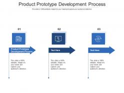 Product prototype development process ppt powerpoint presentation gallery background designs cpb
