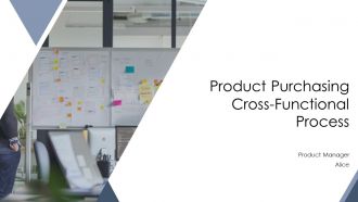 Product Purchasing Cross Functional Process PPT PowerPoint AT