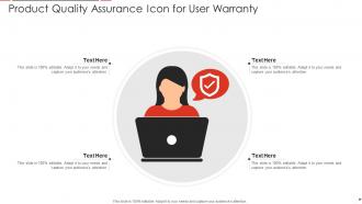 Product Quality Assurance Icon For User Warranty