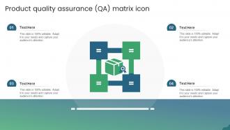 Product Quality Assurance QA Matrix Icon