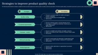Product Quality Check Powerpoint Ppt Template Bundles Images Informative