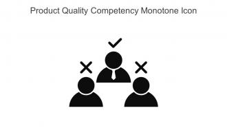 Product Quality Competency Monotone Icon In Powerpoint Pptx Png And Editable Eps Format
