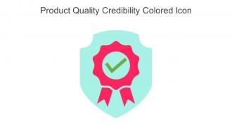 Product Quality Credibility Colored Icon In Powerpoint Pptx Png And Editable Eps Format