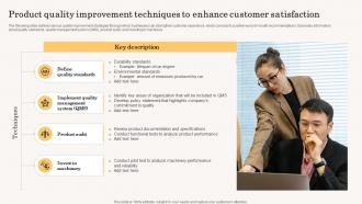 Product Quality Improvement Techniques To Enhance Accelerating Business Growth Top Strategy SS V