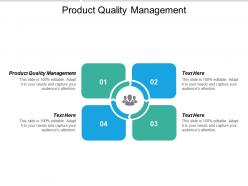 Product quality management ppt powerpoint presentation inspiration master slide cpb