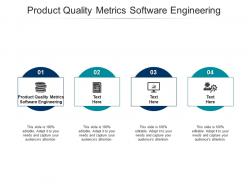 Product quality metrics software engineering ppt powerpoint presentation infographics cpb