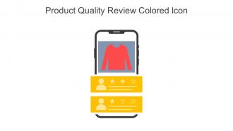 Product Quality Review Colored Icon In Powerpoint Pptx Png And Editable Eps Format