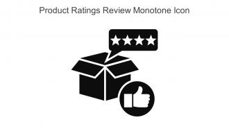 Product Ratings Review Monotone Icon In Powerpoint Pptx Png And Editable Eps Format