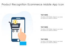 Product recognition ecommerce mobile app icon