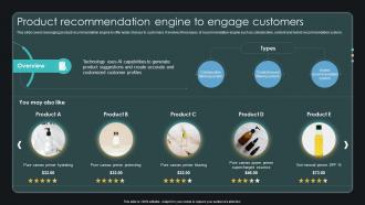 Product Recommendation Engine To Engage Customers Enabling Smart Shopping DT SS V