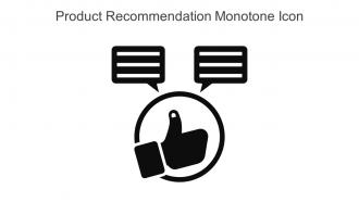 Product Recommendation Monotone Icon In Powerpoint Pptx Png And Editable Eps Format