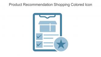 Product Recommendation Shopping Colored Icon In Powerpoint Pptx Png And Editable Eps Format
