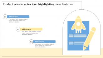Product Release Notes Icon Highlighting New Features