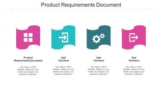 Product Requirements Document Ppt Powerpoint Presentation Professional Icon Cpb