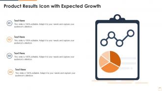 Product Results Icon With Expected Growth