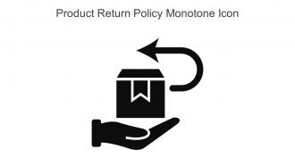 Product Return Policy Monotone Icon In Powerpoint Pptx Png And Editable Eps Format