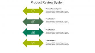 Product review system ppt powerpoint presentation icon template cpb