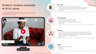 Product Reviews Campaign To Drive Sales Influencer Marketing Guide To Strengthen Brand Image Strategy Ss