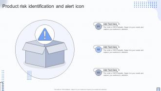Product Risk Identification And Alert Icon