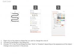 35670489 style circular zig-zag 5 piece powerpoint presentation diagram infographic slide