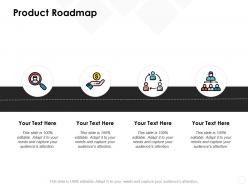 Product roadmap communication management ppt powerpoint presentation show infographic template