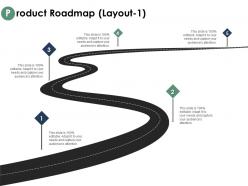 Product roadmap layout information roadmap ppt powerpoint presentation outline picture