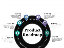 Product roadmap ppt powerpoint presentation file designs download