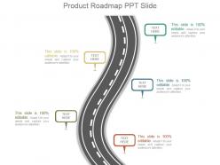 Product roadmap ppt slide