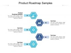 Product roadmap samples ppt powerpoint presentation model maker cpb