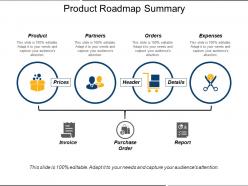 Product roadmap summary