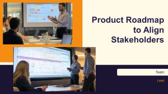Product Roadmap To Align Stakeholders PPT Template AT