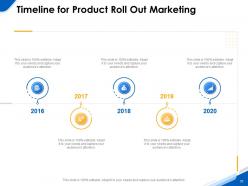 Product Roll Out Marketing Proposal Powerpoint Presentation Slides