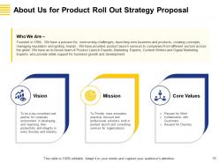 Product Roll Out Strategy Proposal Powerpoint Presentation Slides