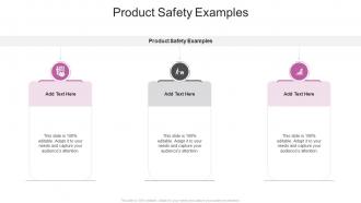Product Safety Examples In Powerpoint And Google Slides Cpb